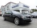 2007 Jet Black BMW 7 Series 760Li Sedan  photo #1