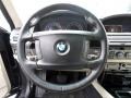 2007 BMW 7 Series Cream Beige Interior Steering Wheel Photo