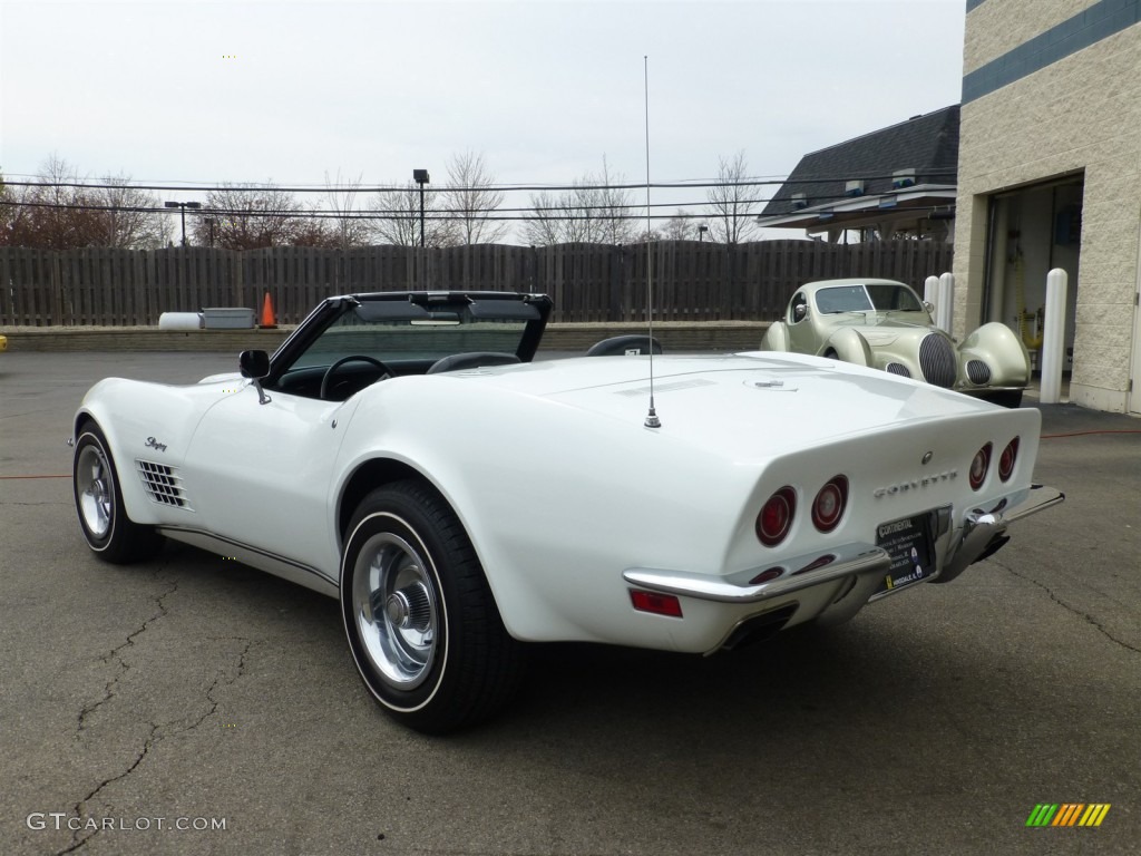 Classic White 1971 Chevrolet Corvette Stingray Convertible Exterior Photo #92930716