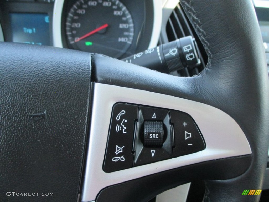 2010 Equinox LTZ AWD - Cyber Gray Metallic / Jet Black/Brownstone photo #13