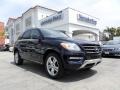 2012 Capri Blue Metallic Mercedes-Benz ML 350 4Matic  photo #1