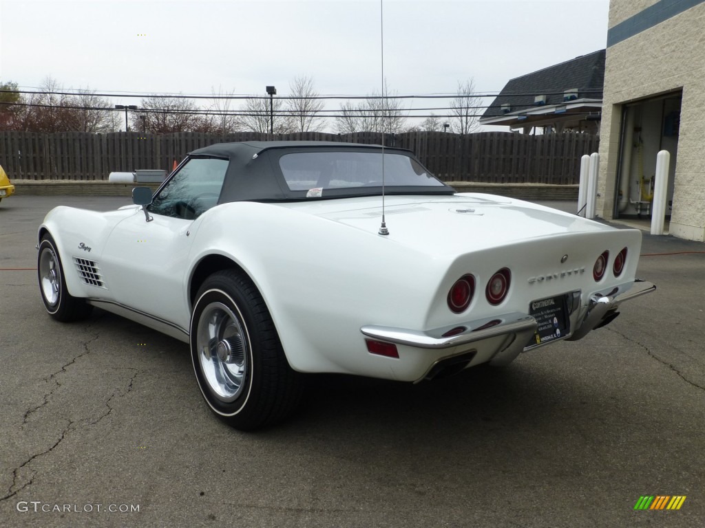1971 Corvette Stingray Convertible - Classic White / Black photo #11