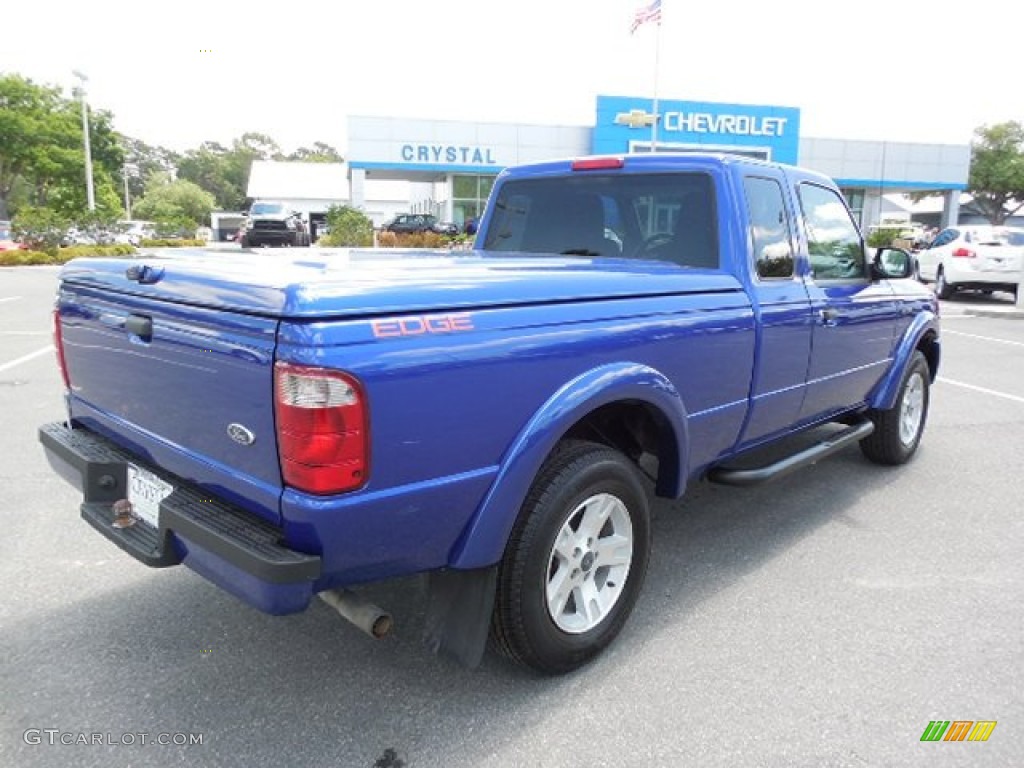 2005 Ranger Edge SuperCab - Sonic Blue Metallic / Medium Dark Flint photo #8