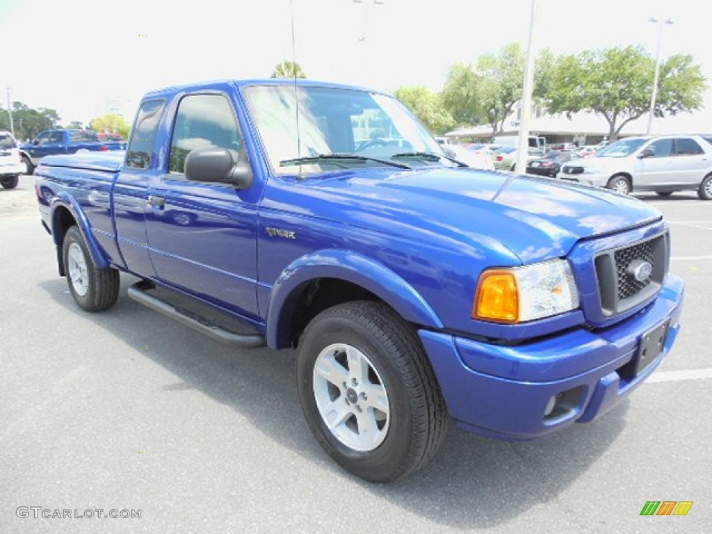 2005 Ranger Edge SuperCab - Sonic Blue Metallic / Medium Dark Flint photo #10