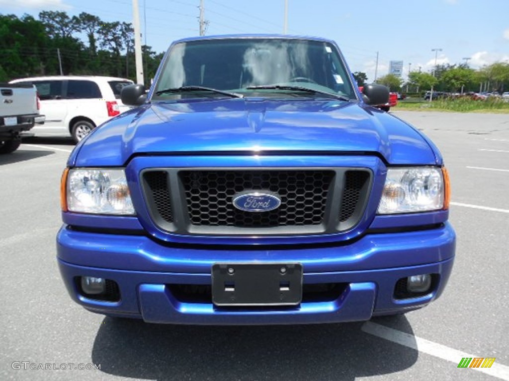 2005 Ranger Edge SuperCab - Sonic Blue Metallic / Medium Dark Flint photo #13