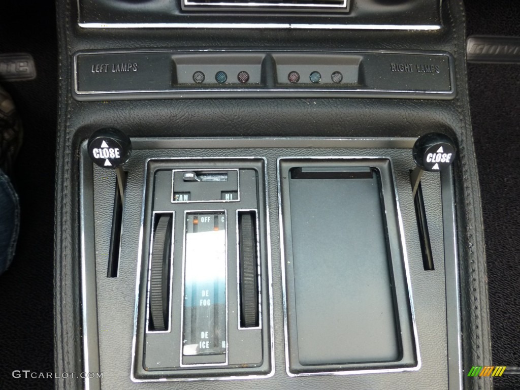 1971 Chevrolet Corvette Stingray Convertible Controls Photos