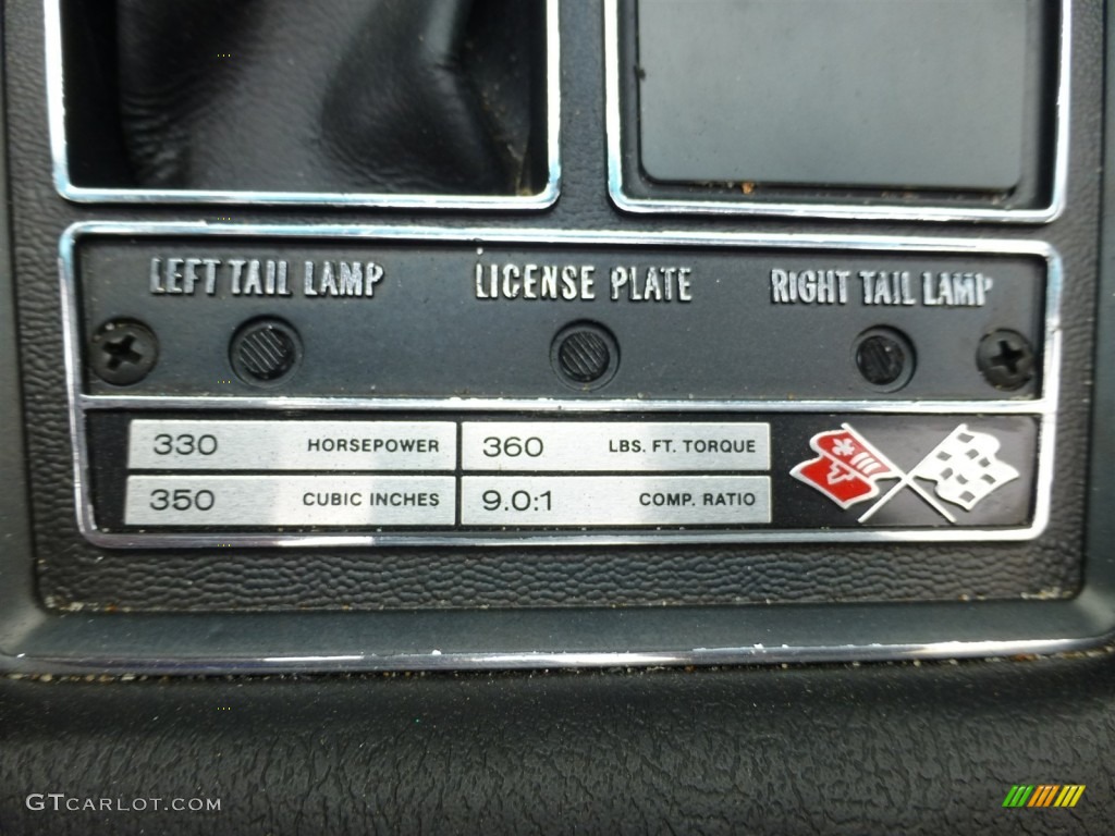 1971 Chevrolet Corvette Stingray Convertible Marks and Logos Photos