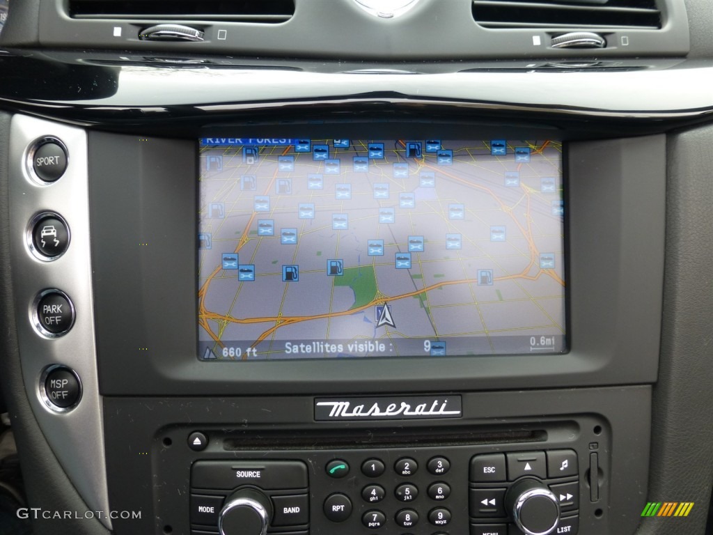 2010 Maserati GranTurismo Convertible GranCabrio Navigation Photos
