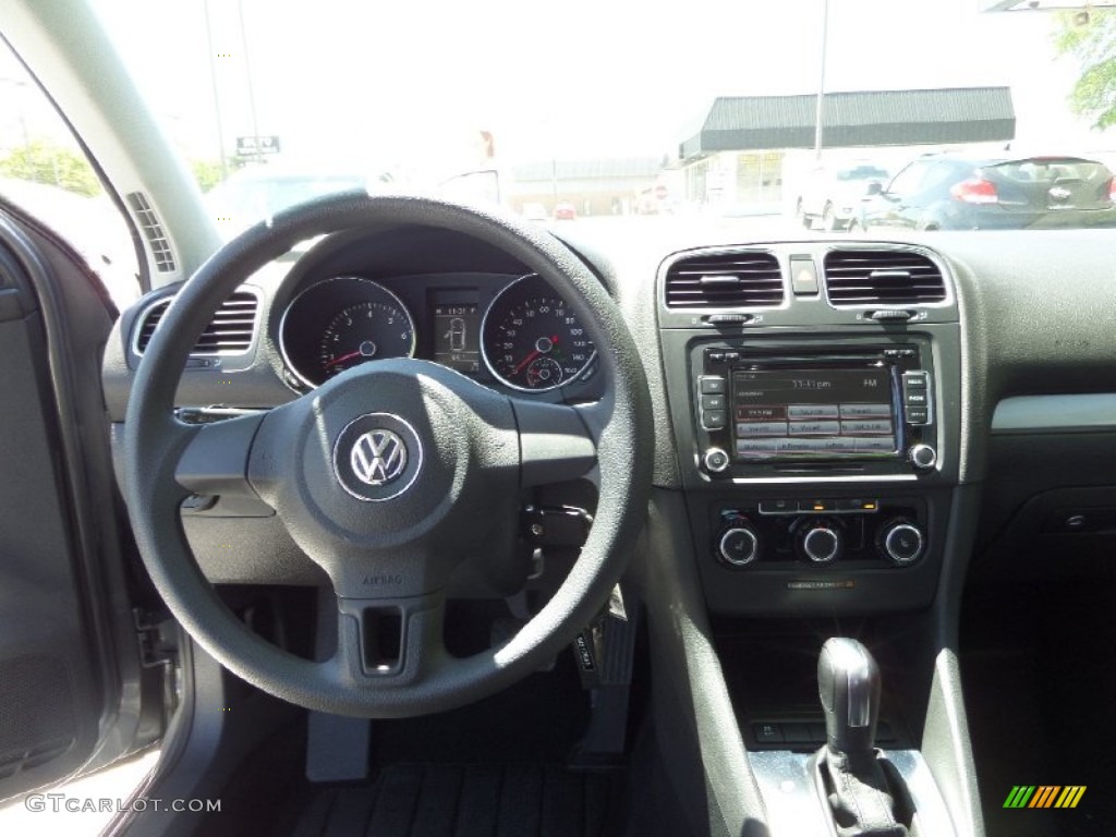 2012 Golf 2 Door - United Gray Metallic / Titan Black photo #15