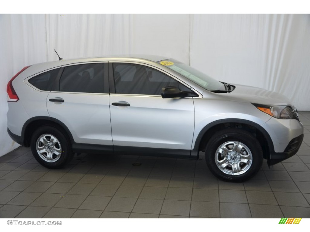 2012 CR-V LX - Alabaster Silver Metallic / Gray photo #5