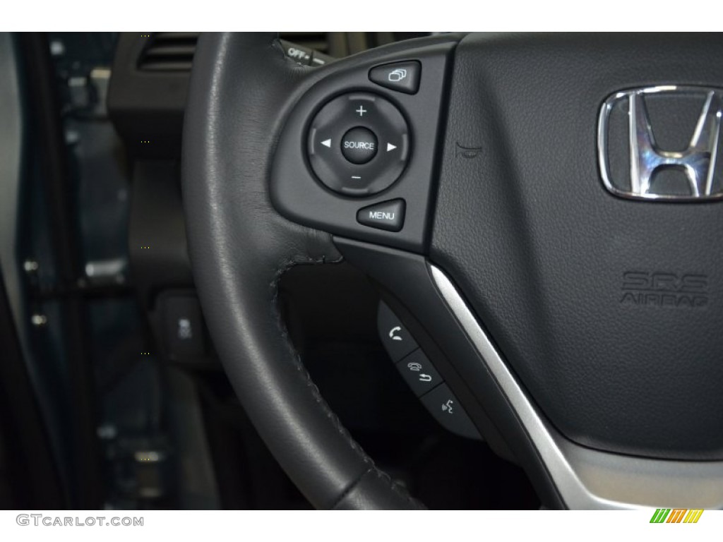 2012 CR-V EX-L - Opal Sage Metallic / Black photo #22