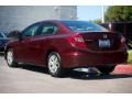 Crimson Pearl - Civic LX Sedan Photo No. 2