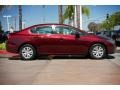 Crimson Pearl - Civic LX Sedan Photo No. 9