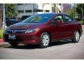 Crimson Pearl - Civic LX Sedan Photo No. 13