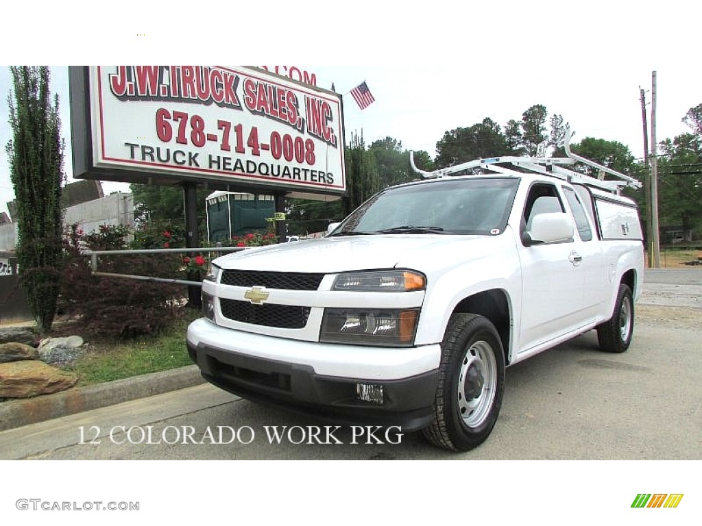 Summit White Chevrolet Colorado