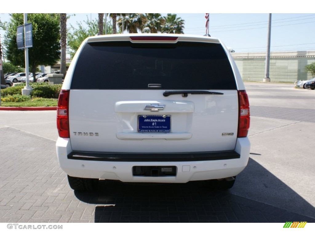 2008 Tahoe LT - Summit White / Light Cashmere/Ebony photo #4
