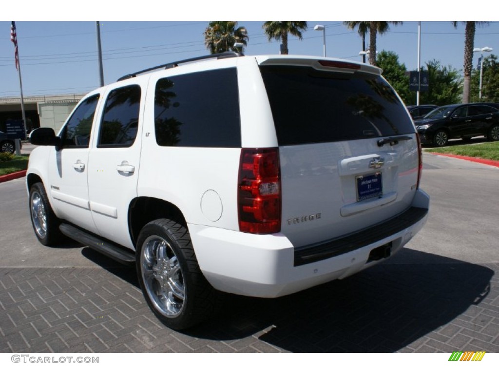 2008 Tahoe LT - Summit White / Light Cashmere/Ebony photo #7