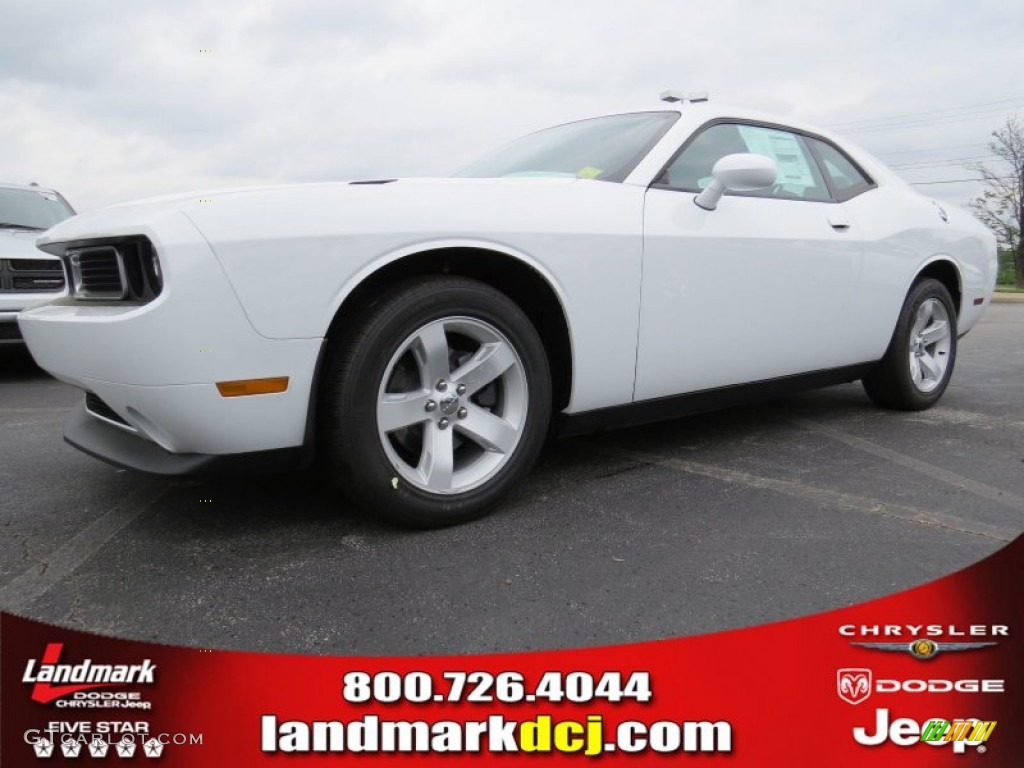 2014 Challenger SXT - Bright White / Dark Slate Gray photo #1