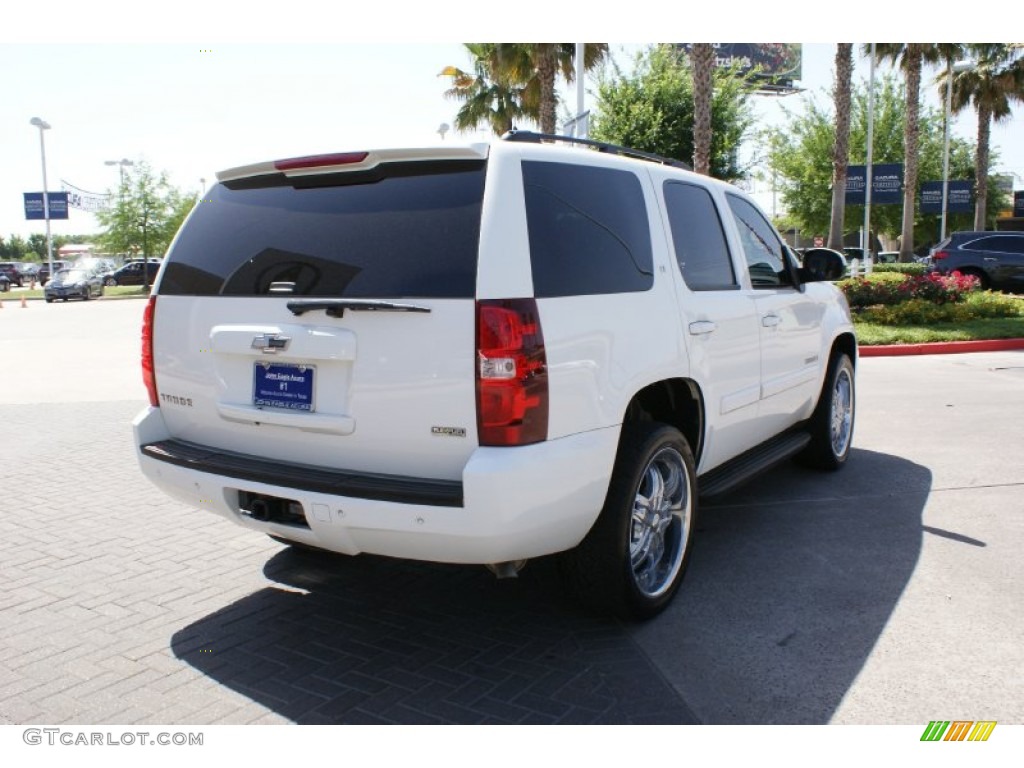 2008 Tahoe LT - Summit White / Light Cashmere/Ebony photo #8
