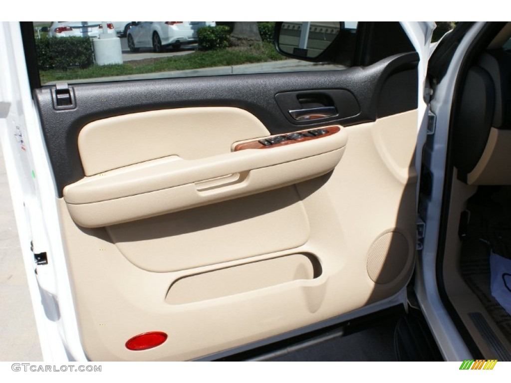 2008 Tahoe LT - Summit White / Light Cashmere/Ebony photo #9