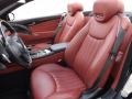 2012 Mercedes-Benz SL Red/Black Interior Front Seat Photo
