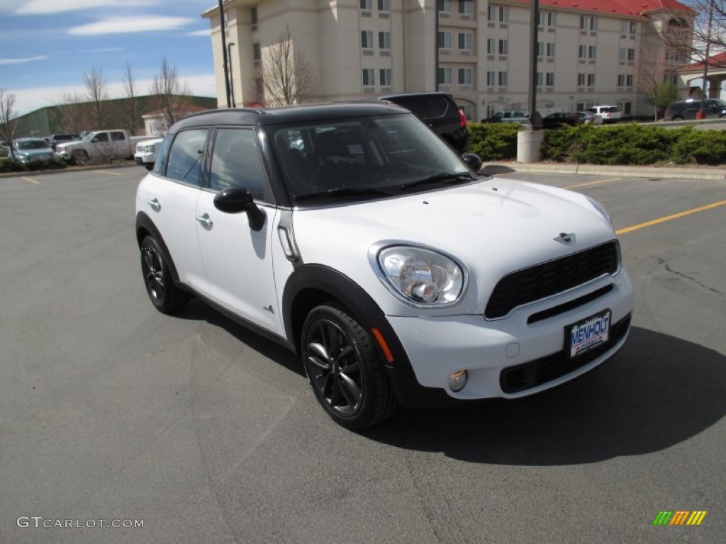 2011 Cooper S Countryman All4 AWD - Light White / Light Tobacco Leather/Cloth photo #1