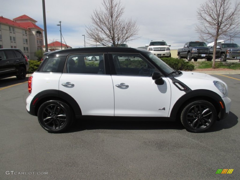 2011 Cooper S Countryman All4 AWD - Light White / Light Tobacco Leather/Cloth photo #7