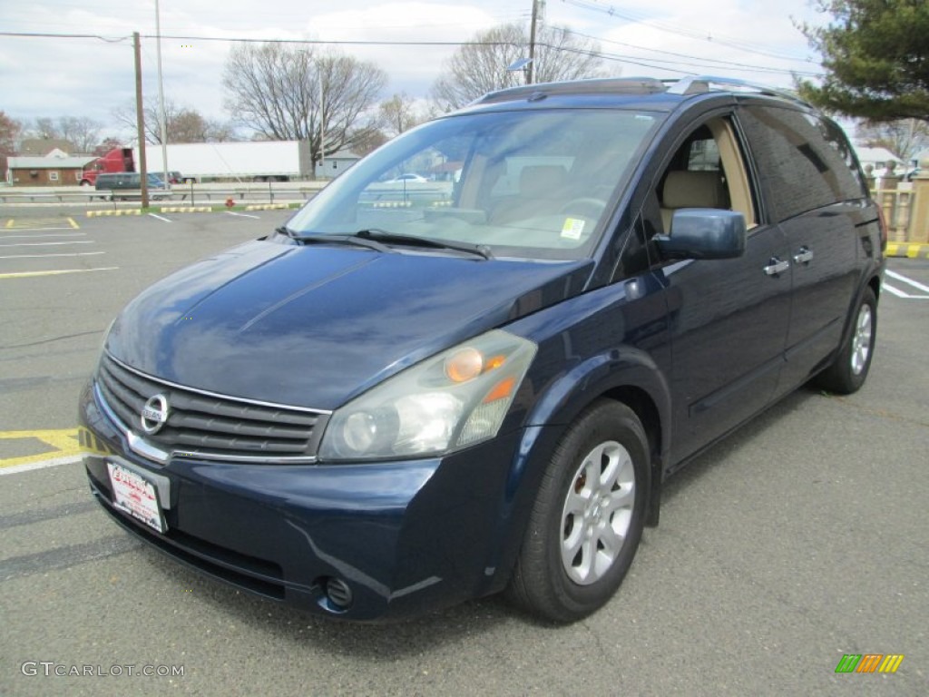 2007 Quest 3.5 SL - Majestic Blue Metallic / Beige photo #2