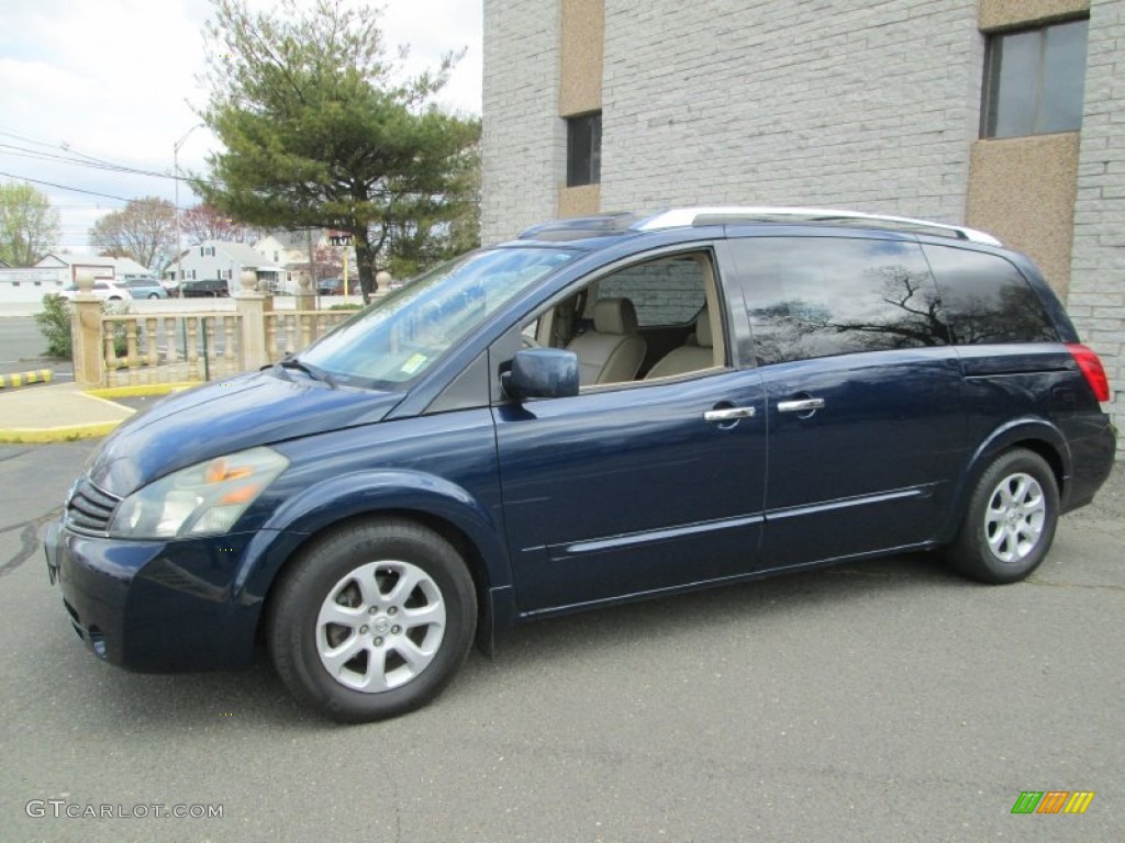 2007 Quest 3.5 SL - Majestic Blue Metallic / Beige photo #3