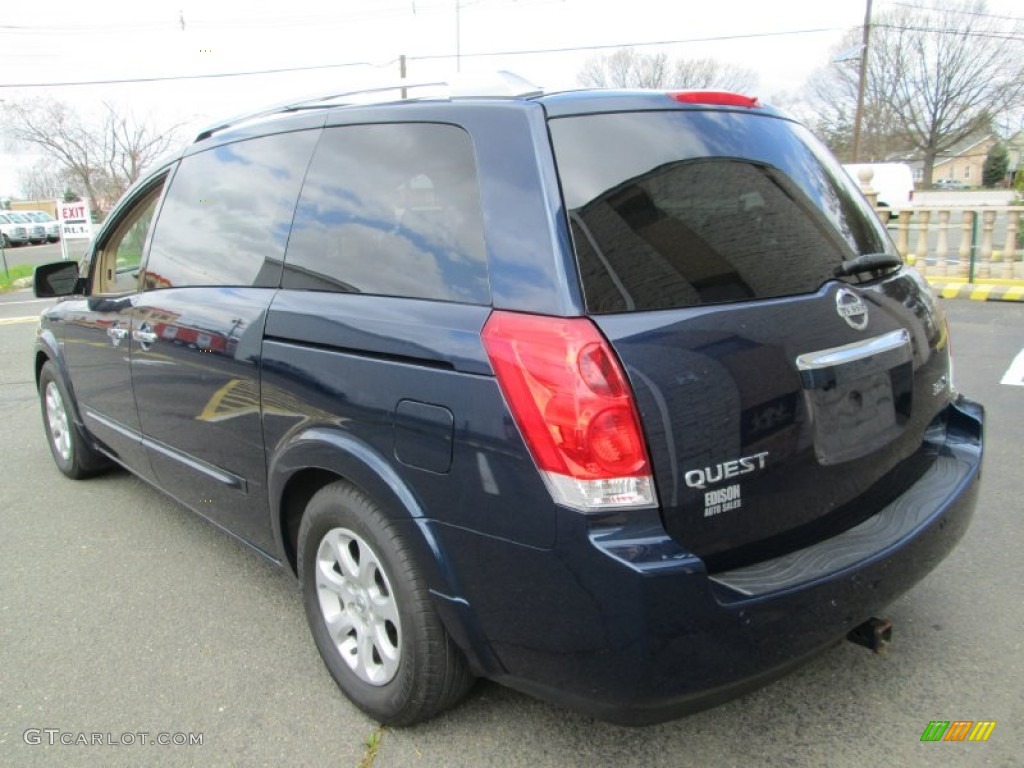 2007 Quest 3.5 SL - Majestic Blue Metallic / Beige photo #6
