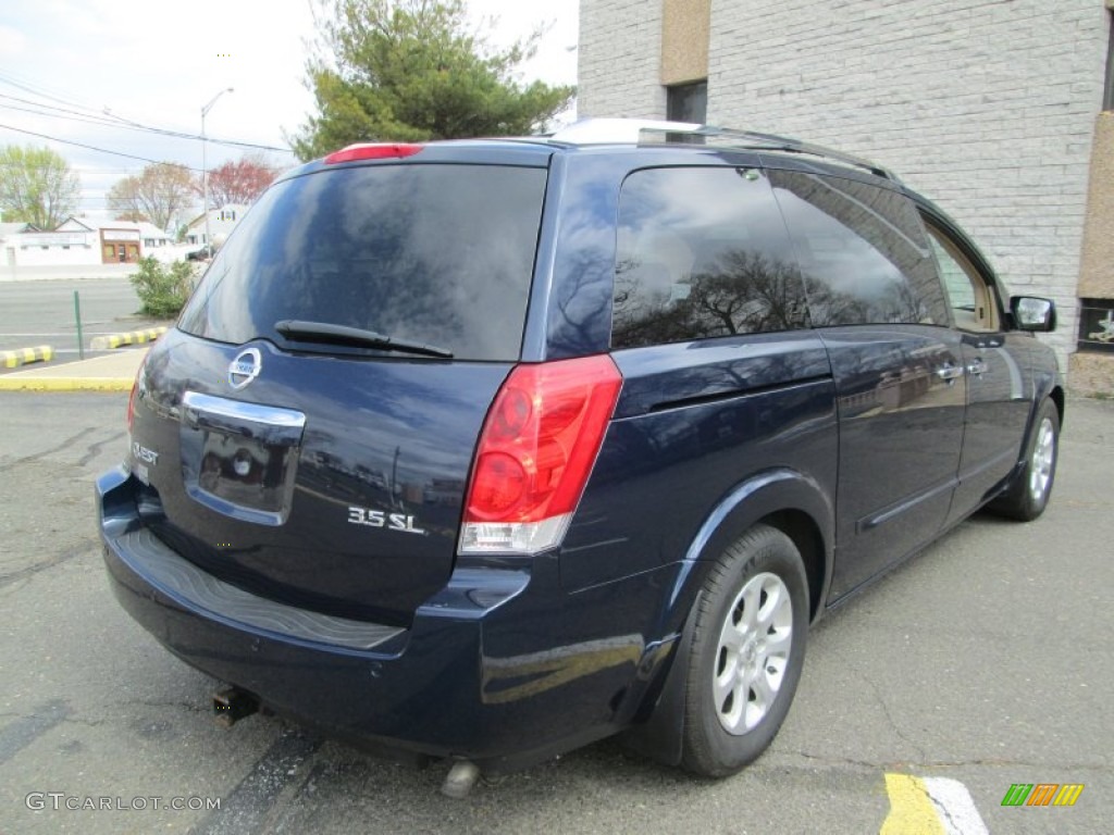 2007 Quest 3.5 SL - Majestic Blue Metallic / Beige photo #8