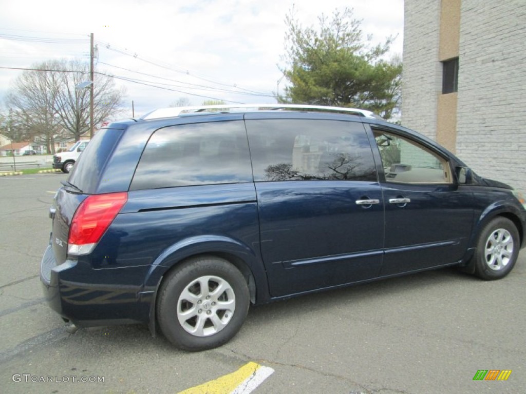 2007 Quest 3.5 SL - Majestic Blue Metallic / Beige photo #9