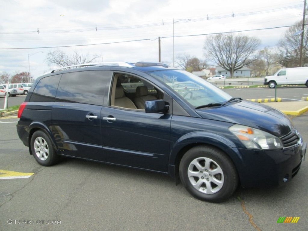 2007 Quest 3.5 SL - Majestic Blue Metallic / Beige photo #12