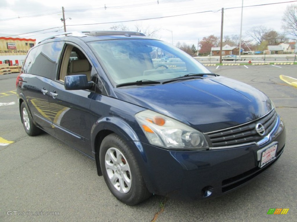 2007 Quest 3.5 SL - Majestic Blue Metallic / Beige photo #13