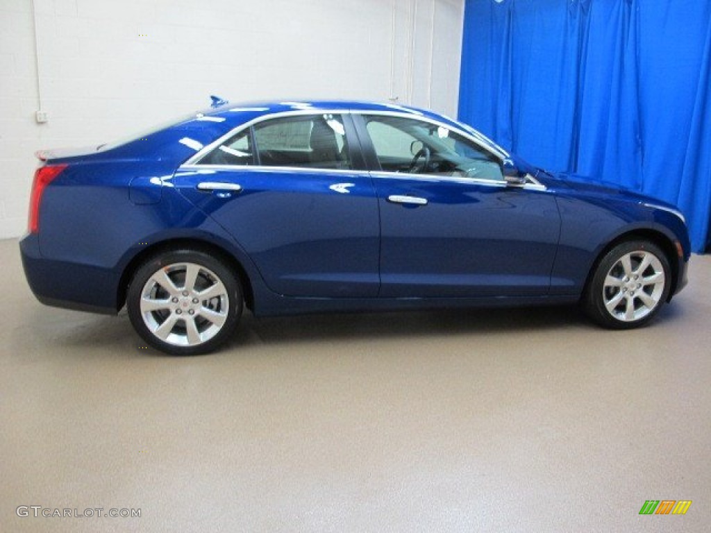 2014 ATS 2.0L Turbo AWD - Opulent Blue Metallic / Light Platinum/Jet Black photo #8