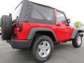 2014 Flame Red Jeep Wrangler Sport 4x4  photo #3