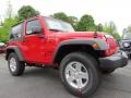 2014 Flame Red Jeep Wrangler Sport 4x4  photo #4