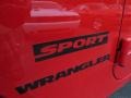 Flame Red - Wrangler Sport 4x4 Photo No. 7