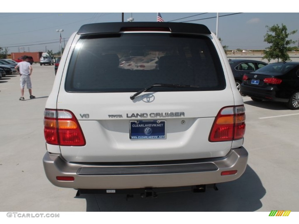 2001 Land Cruiser  - Natural White / Gray photo #8
