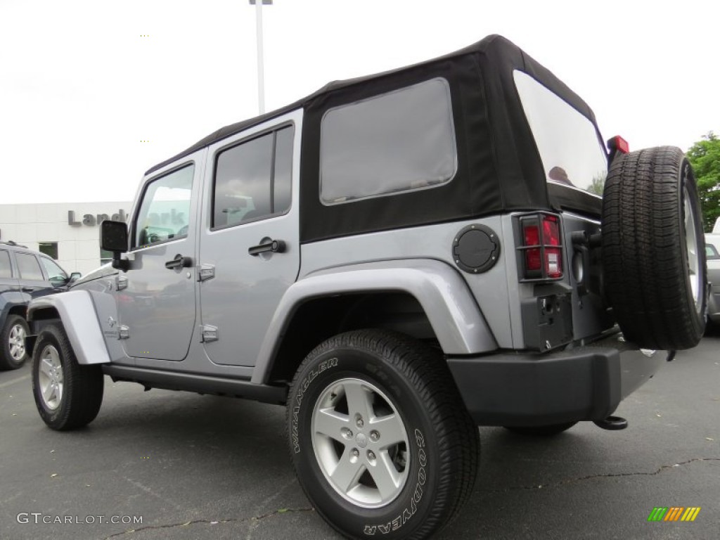 Billet Silver Metallic 2014 Jeep Wrangler Unlimited Oscar Mike Freedom Edition 4x4 Exterior Photo #92947736