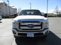 Oxford White - F350 Super Duty XL Crew Cab 4x4 Photo No. 8
