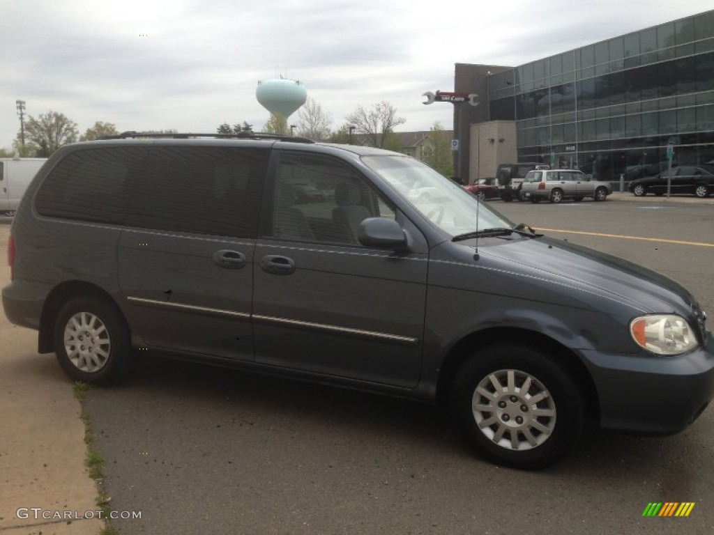 2002 Sedona LX - Misty Blue / Gray photo #2