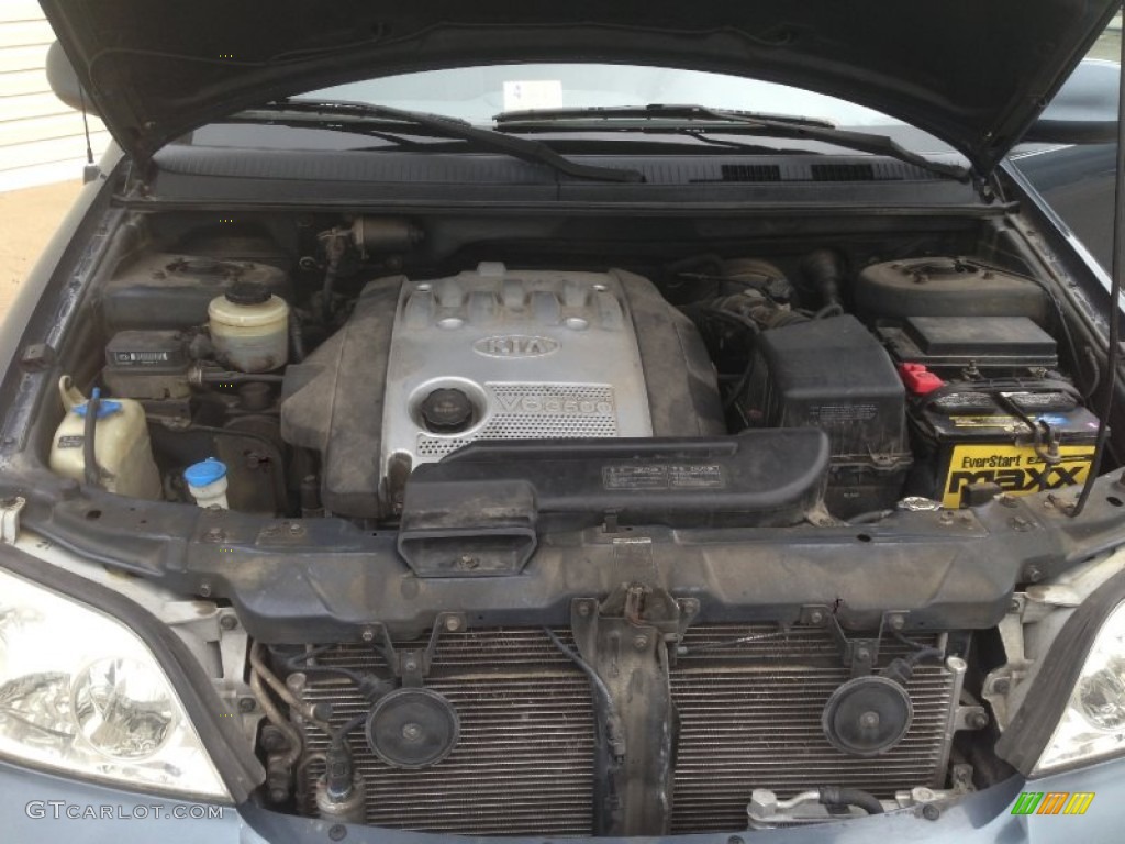 2002 Sedona LX - Misty Blue / Gray photo #30