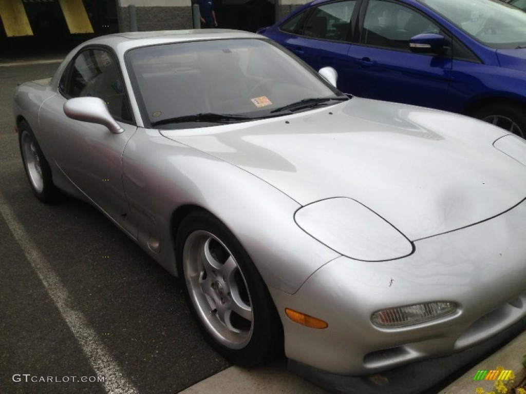 1993 RX-7 Twin Turbo - Silver Stone Metallic / Black photo #1