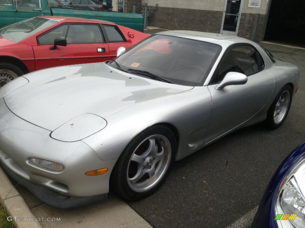 1993 RX-7 Twin Turbo - Silver Stone Metallic / Black photo #2