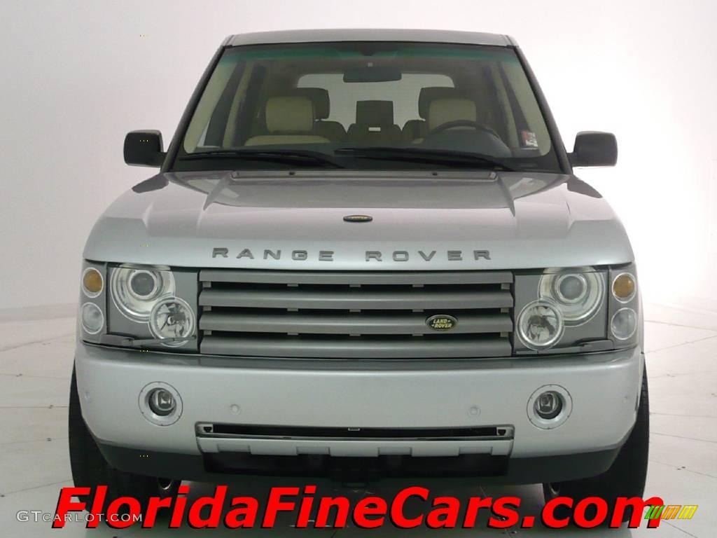 2004 Range Rover HSE - Zambezi Silver Metallic / Sand/Jet Black photo #5
