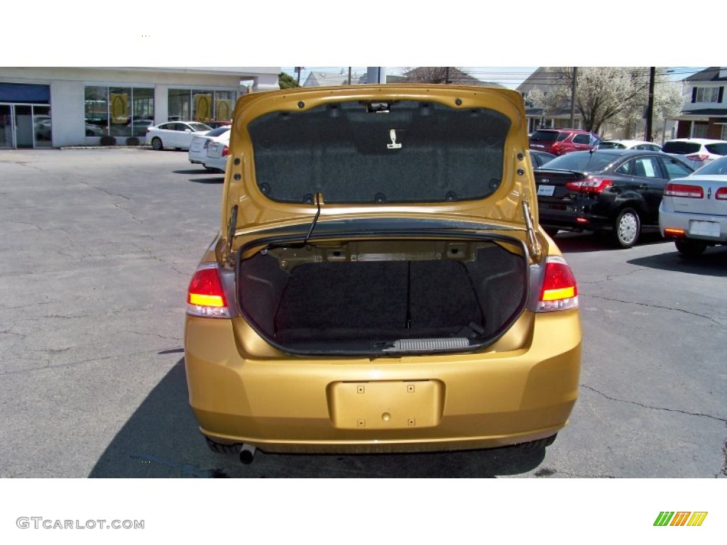 2009 Focus SE Sedan - Amber Gold Metallic / Charcoal Black photo #16