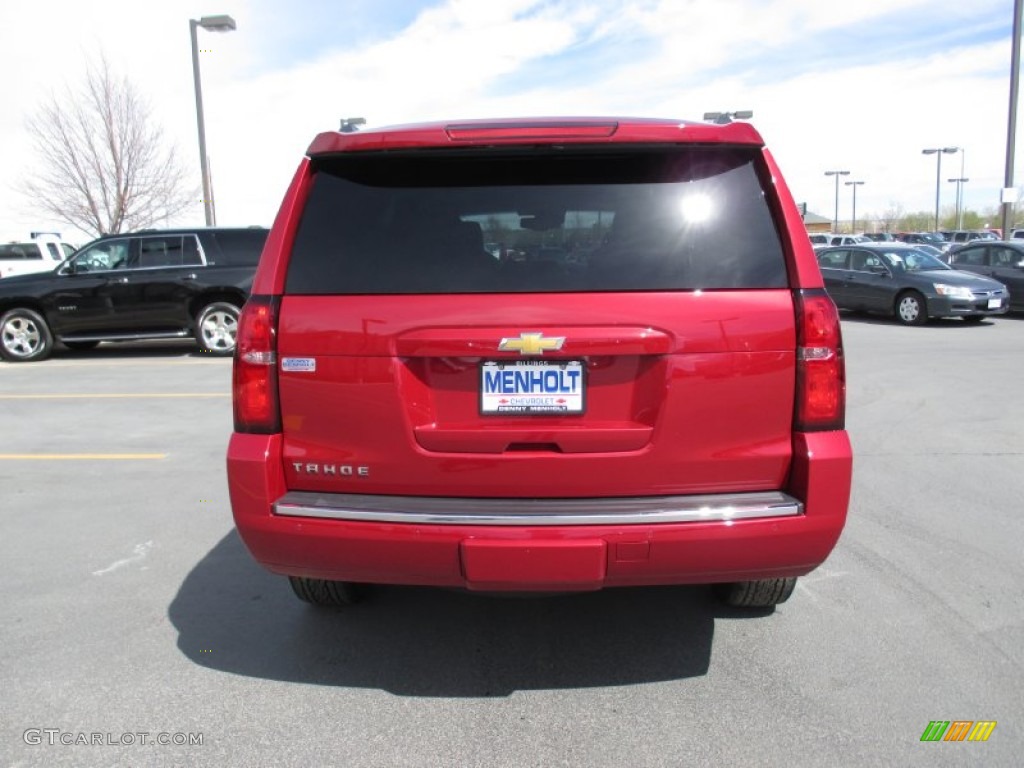 2015 Tahoe LTZ 4WD - Crystal Red Tintcoat / Cocoa/Mahogany photo #5