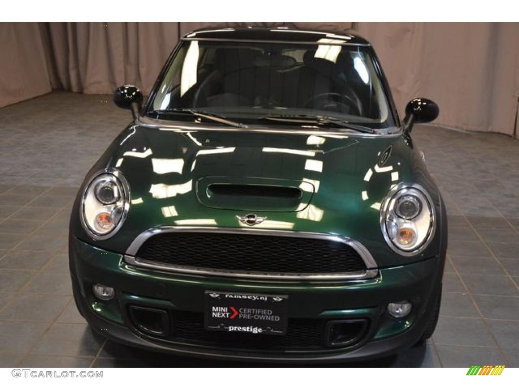 2011 Cooper S Hardtop - British Racing Green II / Carbon Black photo #3
