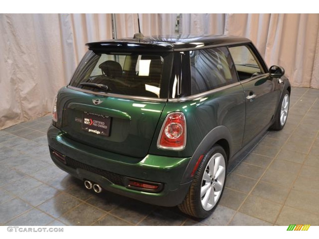 2011 Cooper S Hardtop - British Racing Green II / Carbon Black photo #8